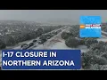 Team Coverage Wintery conditions north of Phoenix slick roads on I-17