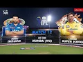 CSK vs MI 2025🔥 Best IPL Highlights | Dhoni vs Rohit Showdown! #IPL