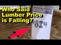 Lumber Prices in Home Depot and Lowes