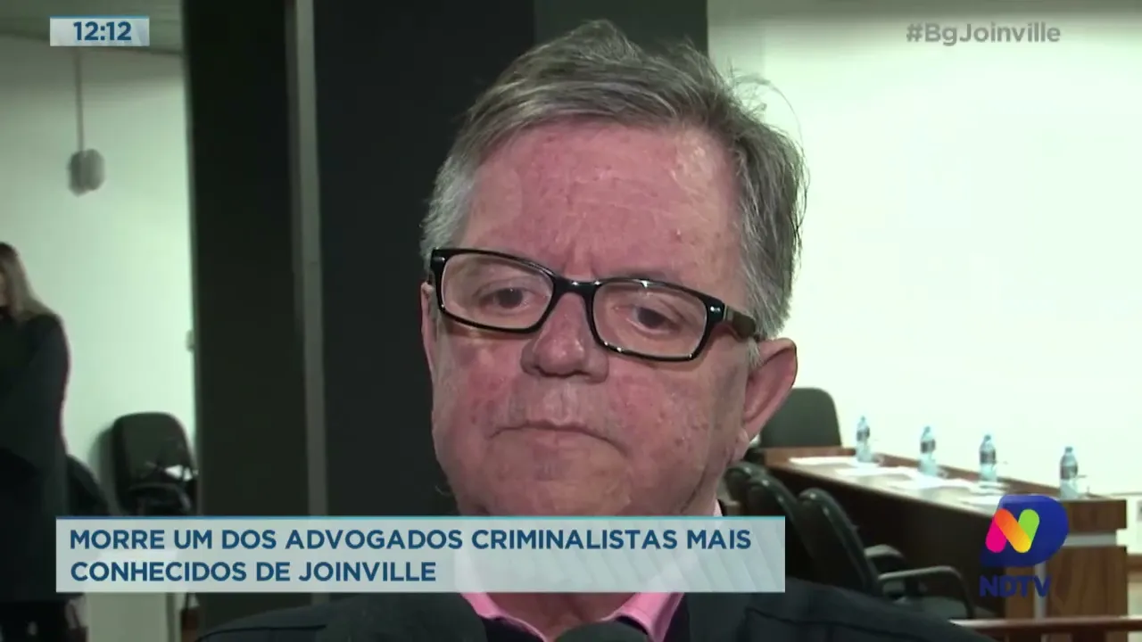Morre um dos advogados criminalistas mais conhecidos de Joinville