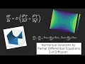 Numerical Solutions to Partial Differential Equations 2-d Diffusion