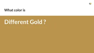 Different Gold color hex color - Yellow color
