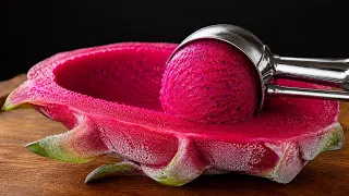 ❄️ Just freeze dragon fruit! Healthy PROTEIN ice cream in 5 minutes!