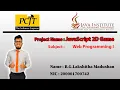 JavaScript 2D Game HTML CSS JS Java Institute Web Programming BG Lakshitha Madushan