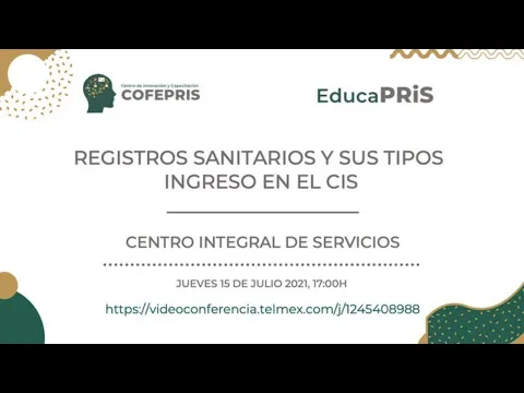 Download MP3 EducaPRiS sesión 15/07/21 Registros sanitarios y sus tipos de ingreso en el CIS.