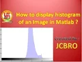 Histogram of an Image in Matlab