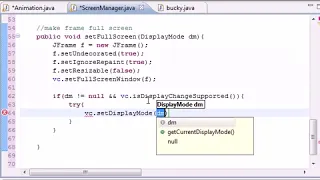 Java Game Development Chapter 17 - Full Screen with Buffer Strategy