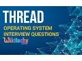 What is a Thread in OS Thread in OS Operating System Interview Questions and Answers
