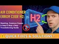 Air Conditioner Error Code H2 Meaning Common Causes and Step by Step Troubleshooting Guide