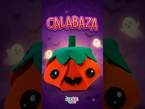 ¡CALABAZA DECORATIVA fácil y aesthetic! 🎃🍂✨ #shorts #manualidadescreativas #halloween