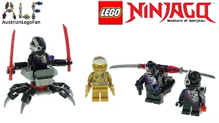 LEGO Ninjago 40374 Golden Zane Minifigure Accessory Set - Lego Speed Build Review