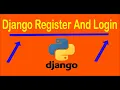 Django Register Login and Logout - create project and app