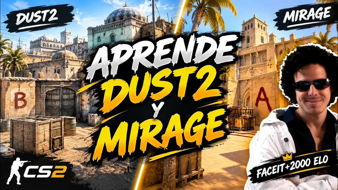 APRENDE a JUGAR DUST2 y MIRAGE contra RANGOS ALTOS en FACEIT #cs2 #counterstrike2 #shorts
