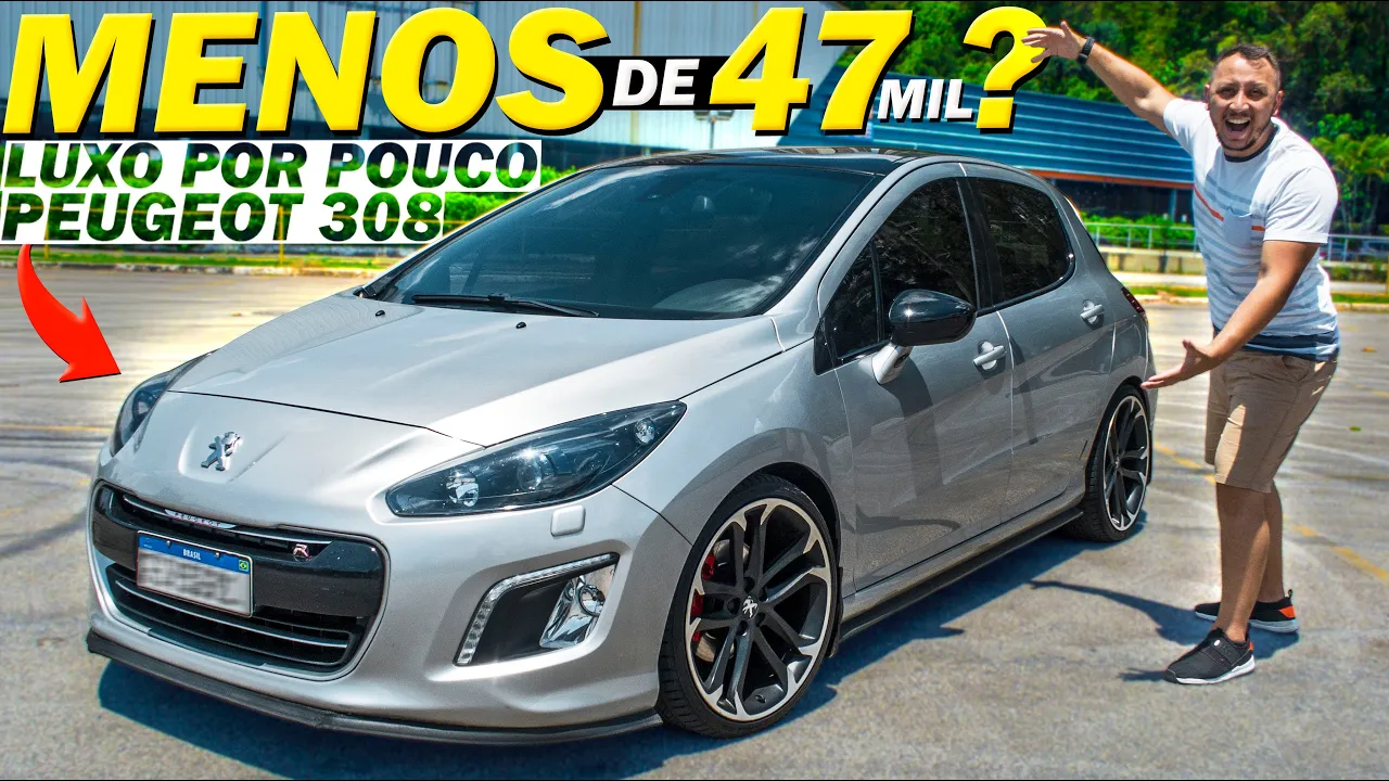 A "BOMBA" SUPER LUXUOSA e DEPRECIADA bem baratinha???? PEUGEOT 308