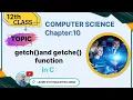 getch and getche in C Language with Examples C Programming Tutorial