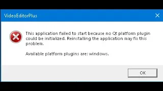 SOLUSI - this application failed to start because no qt platform plugin could be initialized