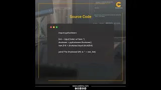 URL Shortener Python Code Codetru