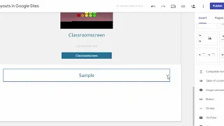 Collapsible Text feature in Google Sites