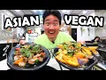 Trying VEGAN FOOD for the First Time VEGETARIAN Vietnamese Cuisine