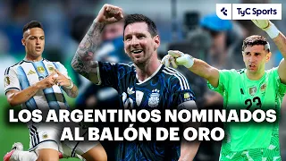 MESSI, DIBU Y LAUTARO MARTINEZ, NOMINADOS AL BALON DE ORO 🇦🇷