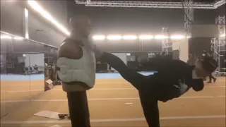 Donnie Yen Practice IP Man Burger
