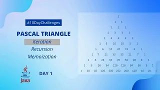 Pascal s Triangle pattern in Java part 1