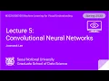 2025 Lecture 5 Convolutional Neural Networks