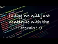 2 - Literals in Python