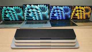 MacBook Air in All Colors Sky Blue Midnight Starlight Silver