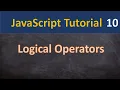 Logical Operators in JavaScript in Hindi 10 JavaScript tutorial for beginners