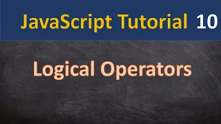 Logical Operators in JavaScript in Hindi 10 JavaScript tutorial for beginners