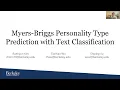 CS289 Project MBTI Type Prediction with Text Classification Raehyun Kim Tianhao Wu Shiping Xu