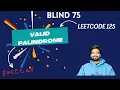 Valid Palindrome Leetcode Using JavaScript