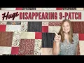 Huge Disappearing Nine Patch Free Layer Cake Quilt Pattern