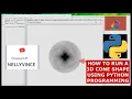 HOW TO RUN A 3D CONE SHAPE USING PYTHON PROGRAMMING