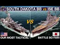 Download Lagu South Dakota Battleship(1943) vs Ise Battleship(1942) | War On The Sea