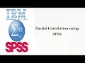 Partial Correlation using SPSS in Hindi I Partial Correlation in SPSS A Step-by-Step Guide I SPSS