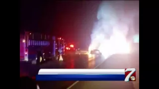 Upton County Deputy Remains in Hospital after Fiery Crash