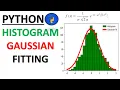 PYTHON FOR DATA SCIENTIST HOW TO FIT GAUSSIAN ON HISTOGRAM PLOT SCIPY CUTVE FIT