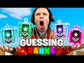 INSANE GUESSING RANKS Rainbow Six Siege