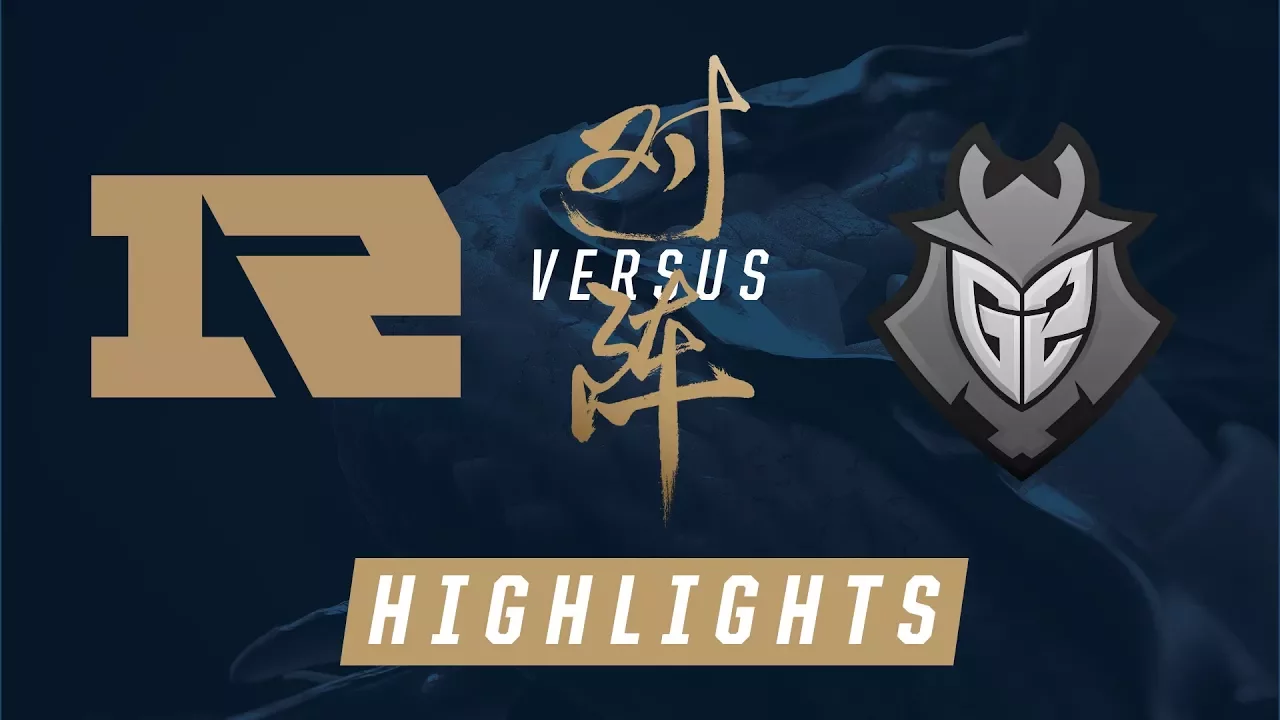 RNG vs G2 Worlds Group Stage Match Highlights 2017