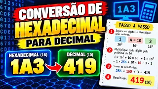 Como converter de Hexadecimal para Decimal