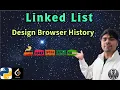 LeetCode 1472 Design Browser History Python Solution Explained AlgoYogi