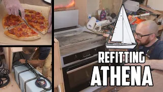 Sail Life – Gimbaled induction & electric oven, diesel tank plumbing – DIY sailboat project