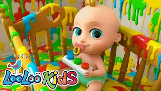 johny johny yes papa wheels on the bus learn colors slime adventure baby shark kids songs
