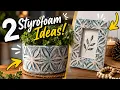 I Turned Styrofoam Plates Into THIS 2 Amazing DIY Ideas