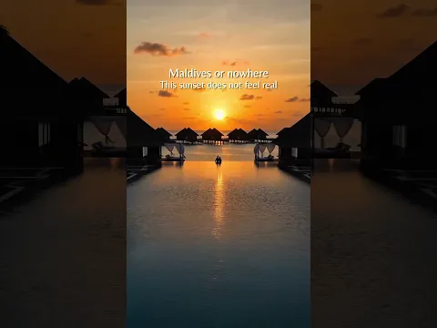 Maldives Sunset That Doesn’t Feel Real