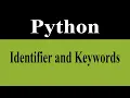 Identifier and Keywords in python Bangla