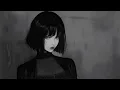 Gothic Anime Girl Monochrome Dark Aesthetic Live Wallpaper 4K PC Loop