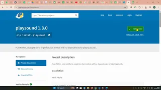 Python 3 13 - Playsound Installation Issue SOLVED